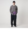 ＜Steven Alan＞ スモーキー チェック リバースシーム シャツ LOOSE