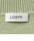 ＜LOEFF＞9ゲージ フリンジ ビッグ ニット プルオーバー