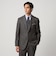山栄 シャークスキン シングル3ボタン スーツ REGULAR MODEL‐ストレッチ‐