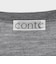 ＜conte＞シアー Vネックニット