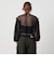 ＜ASTRAET＞ シアー  フリル クルーネックカットソー