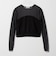 ＜ASTRAET＞フライスxシアー コンビ クルーネックカットソー