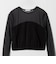 ＜ASTRAET＞フライスxシアー コンビ クルーネックカットソー