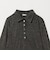 ＜Steven Alan＞ラメ ジャージー ポロカットソー