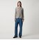＜Steven Alan＞ラメ ジャージー ポロカットソー