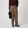 ＜Steven Alan＞ ドリル インツープリーツ ドレス トラウザーズ