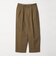 ＜Steven Alan＞ ドリル インツープリーツ ドレス トラウザーズ