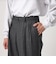 ＜Steven Alan＞ ウール フラノ インツープリーツ ドレス トラウザーズ