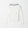 ＜NICE WEATHER＞ロゴ フィット ロングスリーブ Tシャツ