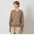 ＜LOEFF＞16ゲージ Vネック ニット