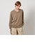 ＜LOEFF＞16ゲージ Vネック ニット