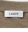 ＜LOEFF＞16ゲージ Vネック ニット