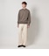 ＜LOEFF＞9ゲージ フリンジ ニットプルオーバー MEN’S