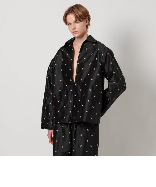 LOEFF＞ローズ タフタ スキッパー シャツ｜ユナイテッドアローズ