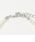 ビジュー×パールモチーフ イビツ ライン ネックレス