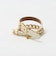 メタルチェーン×レザーベルト ブレスレット