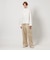 ＜LOEFF＞フリル スキッパー シャツ