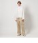 ＜LOEFF＞フリル スキッパー シャツ