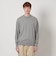 ＜LOEFF＞16ゲージ  クルーネック ニット MEN’S