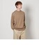 ＜LOEFF＞16ゲージ  クルーネック ニット MEN’S