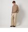 ＜LOEFF＞16ゲージ  クルーネック ニット MEN’S