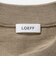 ＜LOEFF＞16ゲージ  クルーネック ニット MEN’S