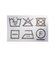 ＜6(ROKU)＞ARPHABET Tシャツ -R-
