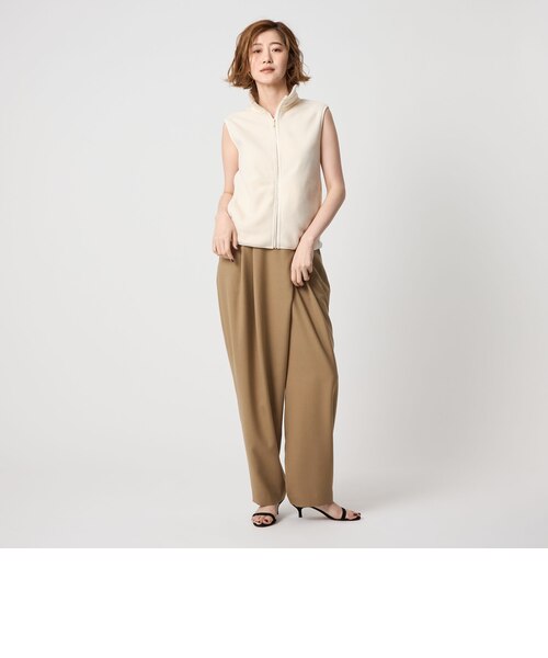 【美品】contéアシンメトリータックパンツ38サイズ conte＞アシンメトリー タックパンツ｜ユナイテッドアローズ