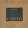 ＜conte＞アシンメトリー タックパンツ