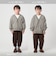 【別注】＜UNIVERSAL OVERALL＞Vネック 裏毛 カーディガン / キッズ 100cm-130cm