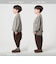 【別注】＜UNIVERSAL OVERALL＞Vネック 裏毛 カーディガン / キッズ 100cm-130cm