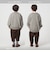 【別注】＜UNIVERSAL OVERALL＞Vネック 裏毛 カーディガン / キッズ 100cm-130cm