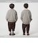 【別注】＜UNIVERSAL OVERALL＞Vネック 裏毛 カーディガン / キッズ 100cm-130cm