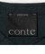 ＜conte＞ヘリンボーン スタンドカラーシャツ