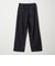 ＜conte＞フランネル ストライプ タックワイドパンツ