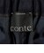 ＜conte＞フランネル ストライプ タックワイドパンツ