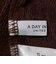 シャイニーリブ カットソー 5分袖 ＜A DAY IN THE LIFE＞