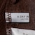 シャイニーリブ カットソー 5分袖 ＜A DAY IN THE LIFE＞