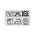 ニットベスト×フリルネック ブラウス