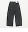 ＜ASTRAET＞13オンス ルーファ ブラックデニムパンツ UNISEX