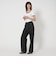 ＜ASTRAET＞13オンス REGULAR ブラックデニムパンツ UNISEX