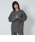 ＜ASTRAET＞コーティング ノーカラー ジップブルゾン UNISEX