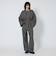 ＜ASTRAET＞コーティング ノーカラー ジップブルゾン UNISEX