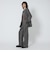 ＜ASTRAET＞コーティング ノーカラー ジップブルゾン UNISEX