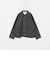 ＜ASTRAET＞コーティング ノーカラー ジップブルゾン UNISEX