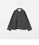 ＜ASTRAET＞コーティング ノーカラー ジップブルゾン UNISEX