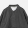 ＜ASTRAET＞コーティング ノーカラー ジップブルゾン UNISEX