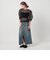 ＜ASTRAET＞ シアー パフスリーブカットソー