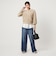 ＜at ease＞フェザーヤーン プルオーバー ニット
