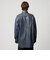 ＜ASTRAET＞デニム コーティング 2ポケットシャツ UNISEX